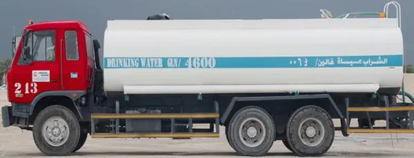 Water tanker truck